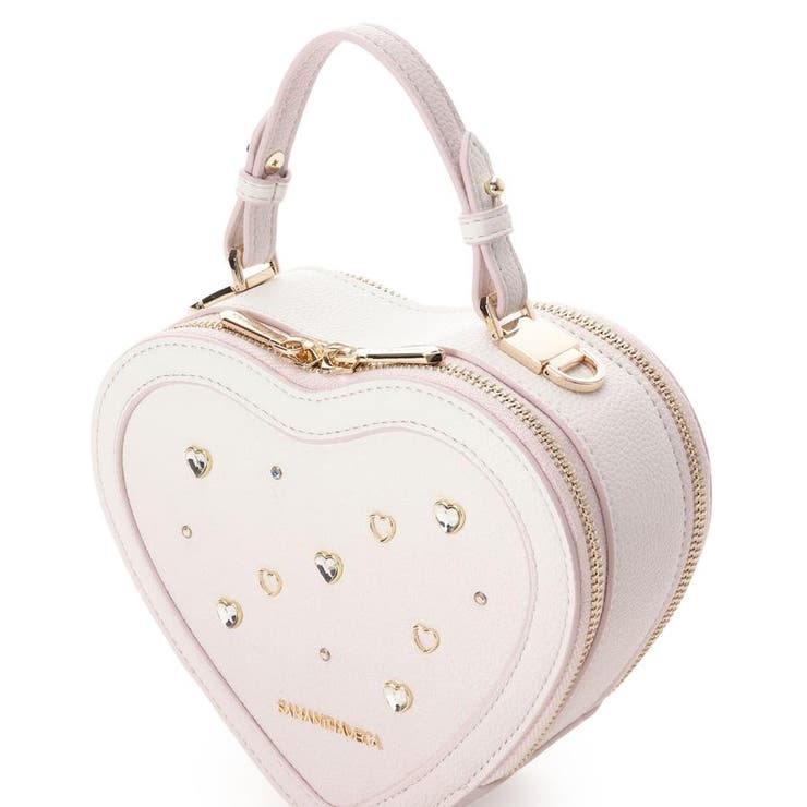 グラデーションビジューハート型ショルダーバッグ | SAMANTHAVEGA | 詳細画像2 