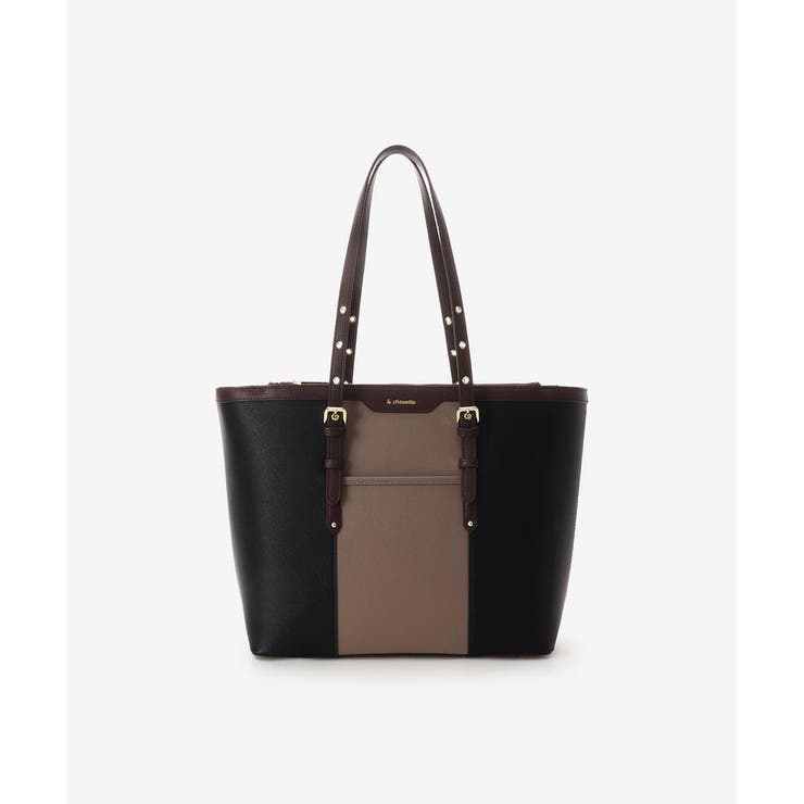 ⑬【美品】アンドシュエット トートバッグ お仕事バッグ 黒
