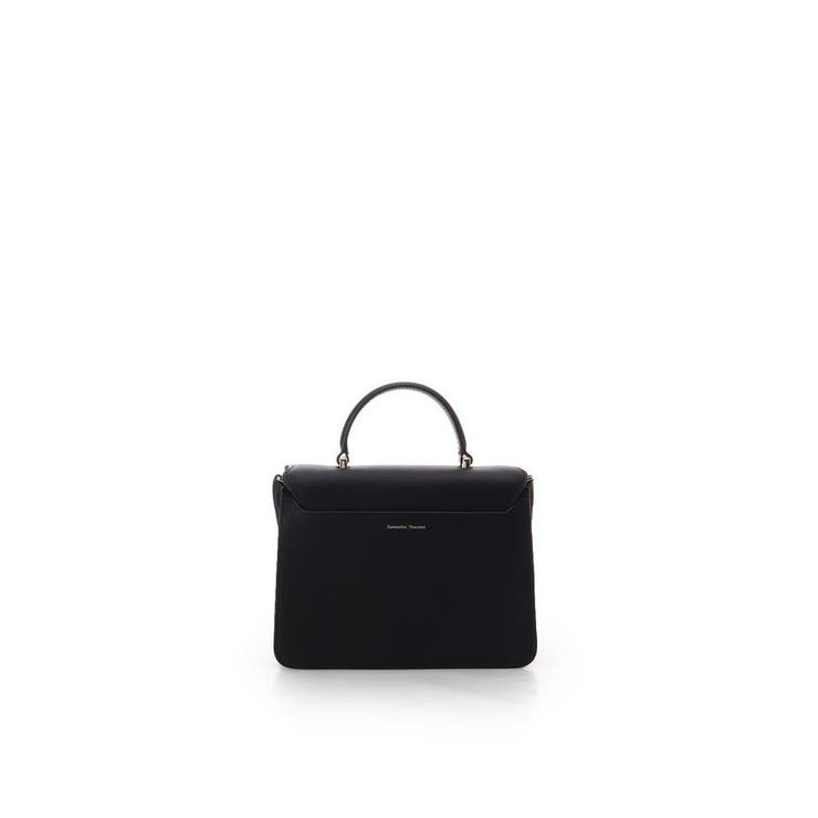 リボンモチーフ金具スプリットレザーワンハンドルバッグ | Samantha Thavasa | 詳細画像1 