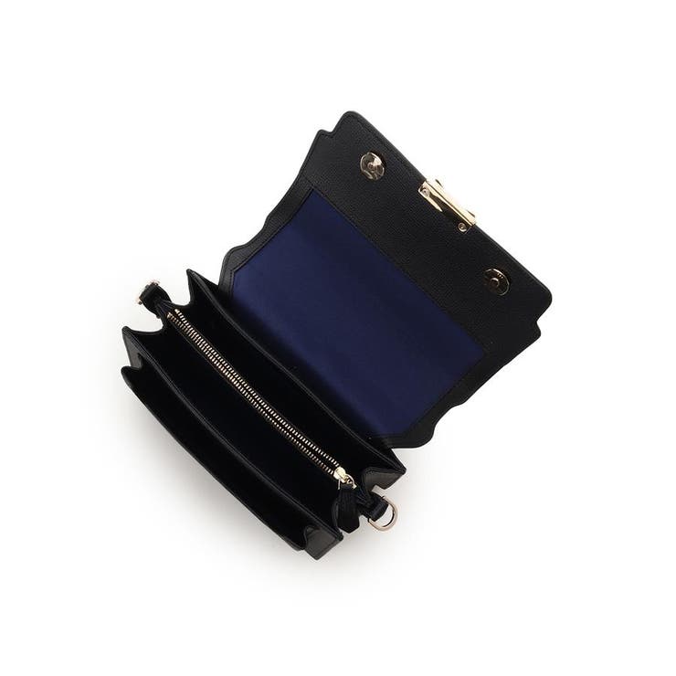 リボンモチーフ金具スプリットレザーワンハンドルバッグ | Samantha Thavasa | 詳細画像4 