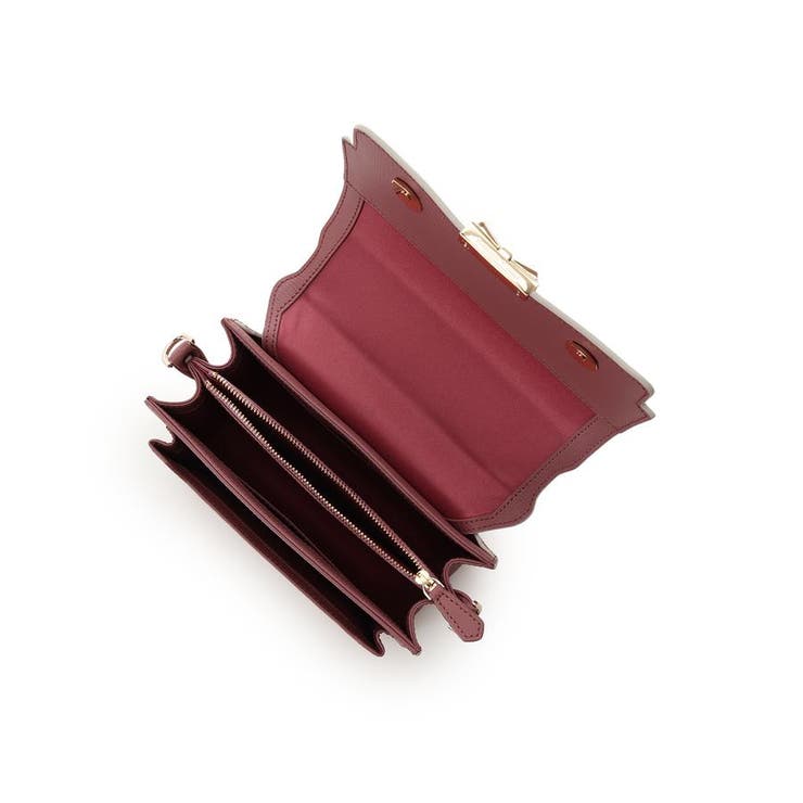 リボンモチーフ金具スプリットレザーワンハンドルバッグ | Samantha Thavasa | 詳細画像10 