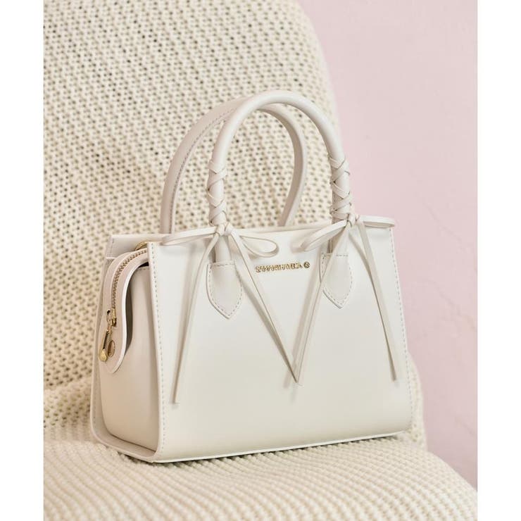 バレエコアレースアップハンドバッグ | SAMANTHAVEGA | 詳細画像14 