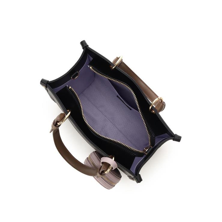 ポーチ付き ドットロゴデザインハンドバッグ | & chouette | 詳細画像4 