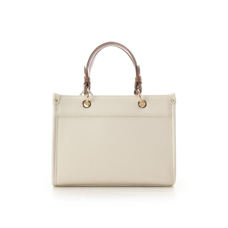 ポーチ付き ドットロゴデザインハンドバッグ | & chouette | 詳細画像10 