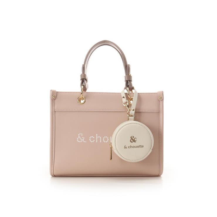 ポーチ付き ドットロゴデザインハンドバッグ | & chouette | 詳細画像21 