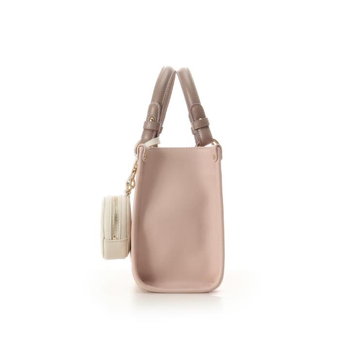 ポーチ付き ドットロゴデザインハンドバッグ | & chouette | 詳細画像15 