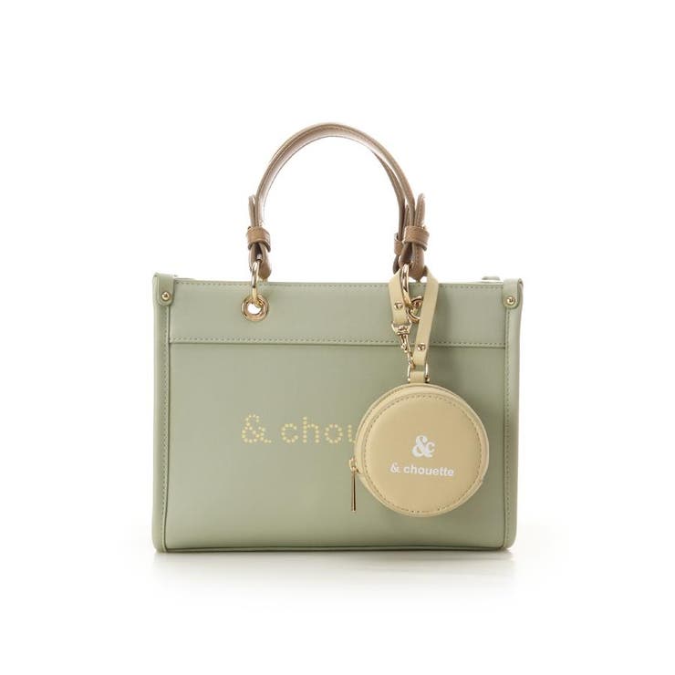 ポーチ付き ドットロゴデザインハンドバッグ | & chouette | 詳細画像28 