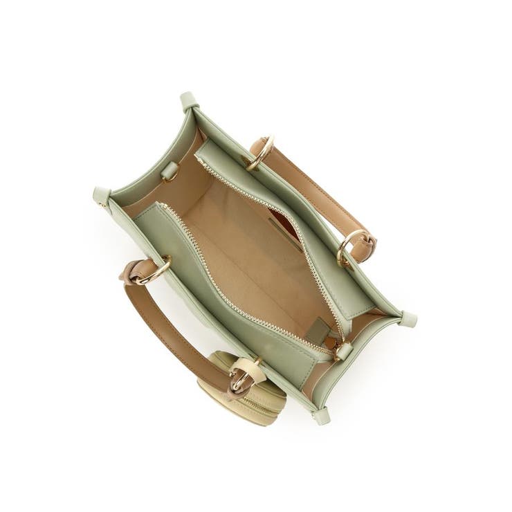 ポーチ付き ドットロゴデザインハンドバッグ | & chouette | 詳細画像24 