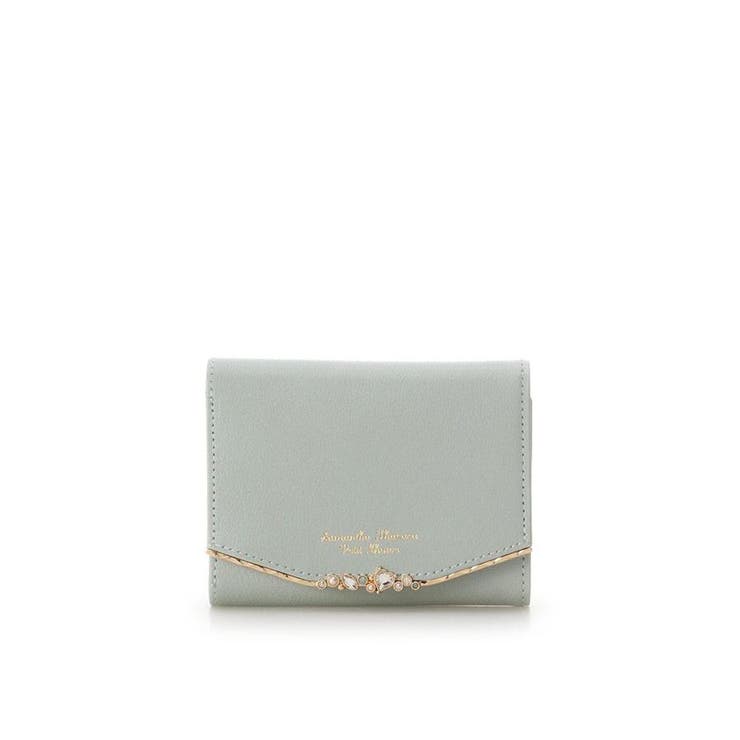 グリーン | ハートジュエルバー 折財布 | Samantha Thavasa Petit Choice