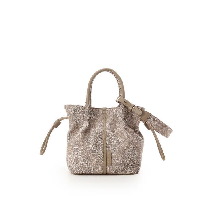 エキゾチックモチーフジャガード巾着バッグ | Samantha Thavasa | 詳細画像1 