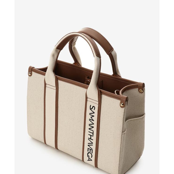 ロゴテープキャンバスハンドバッグ（小） | SAMANTHAVEGA | 詳細画像18 