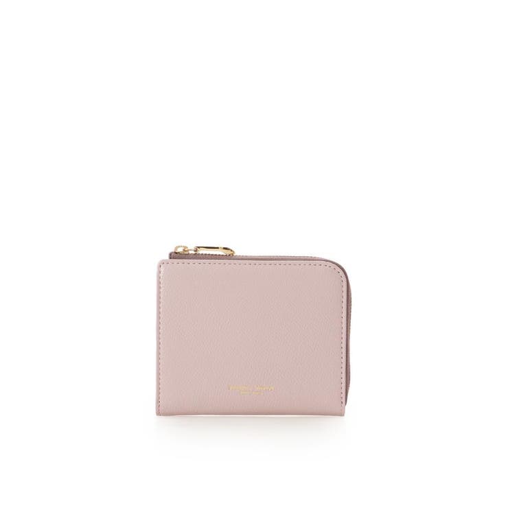ピンクベージュ | シンプルL字ファスナー 折財布 | Samantha Thavasa Petit Choice