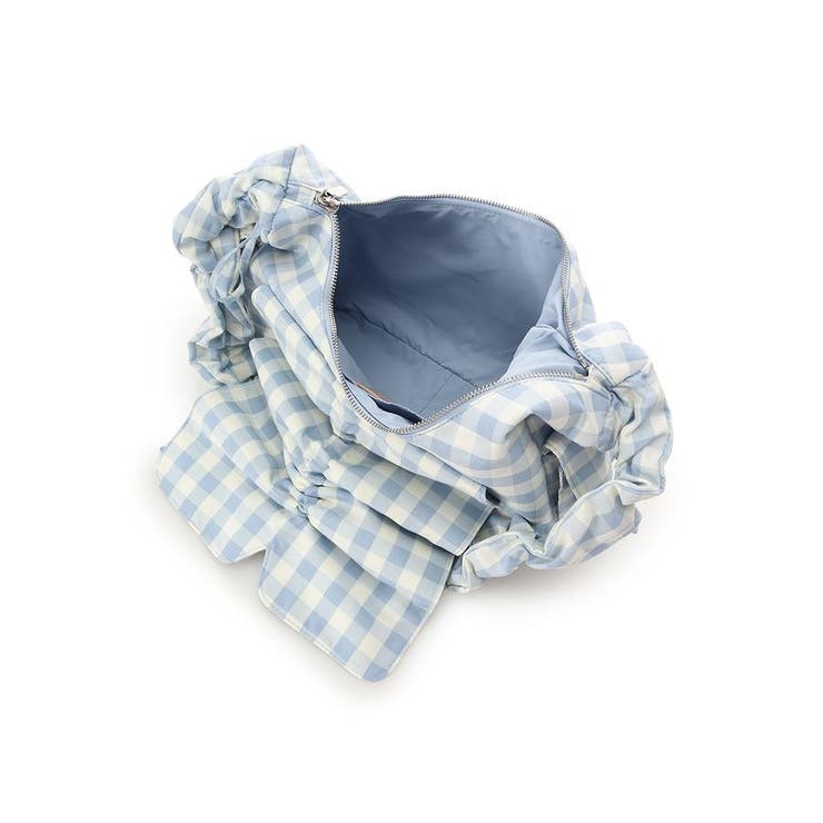 ギンガムチェック リボンギャザーショルダーバッグ | & chouette | 詳細画像19 