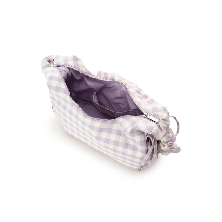 ギンガムチェック リボンギャザーショルダーバッグ | & chouette | 詳細画像24 