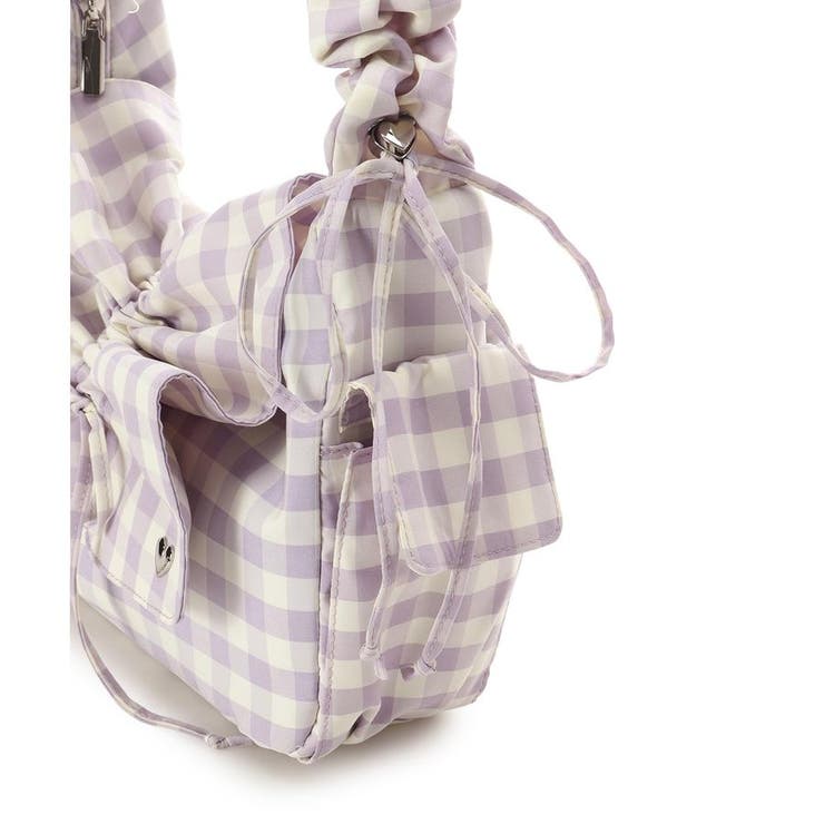 ギンガムチェック リボンギャザーショルダーバッグ | & chouette | 詳細画像26 