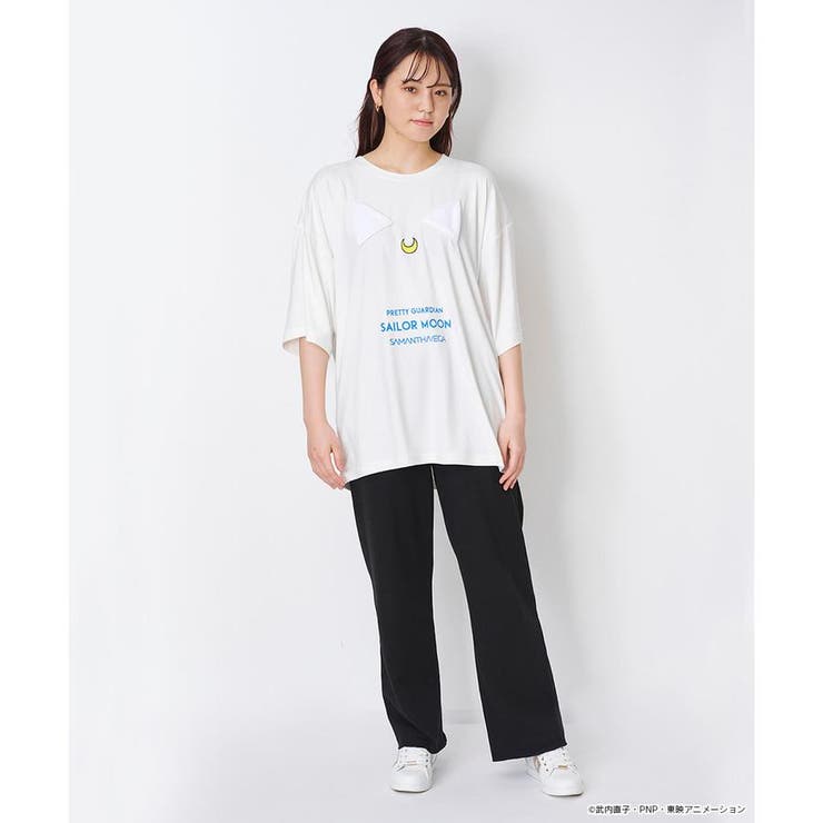 美少女戦士セーラームーン ルームウェア Tシャツ ルナ | SAMANTHAVEGA | 詳細画像6 
