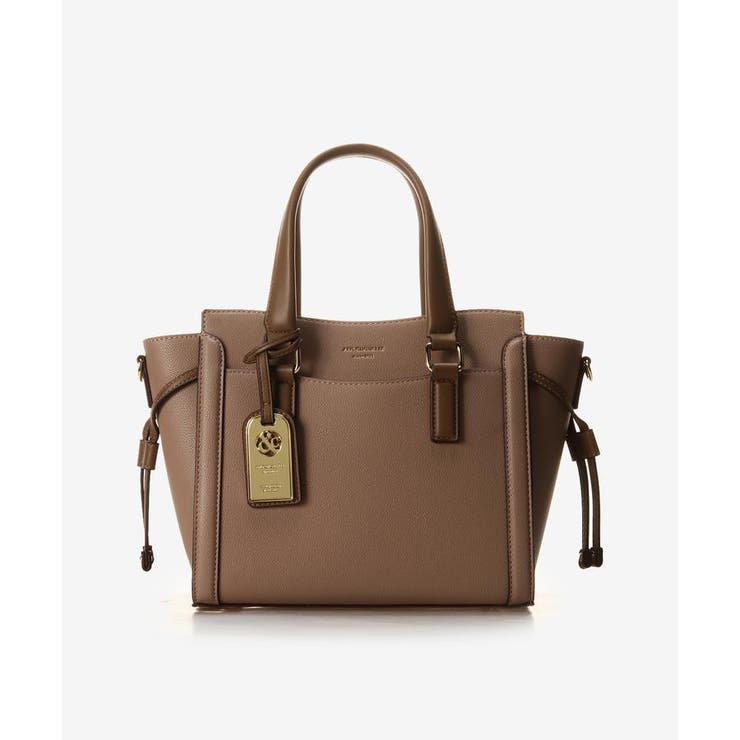 グレージュ | バイカラーシンプルハンドバッグ | & chouette