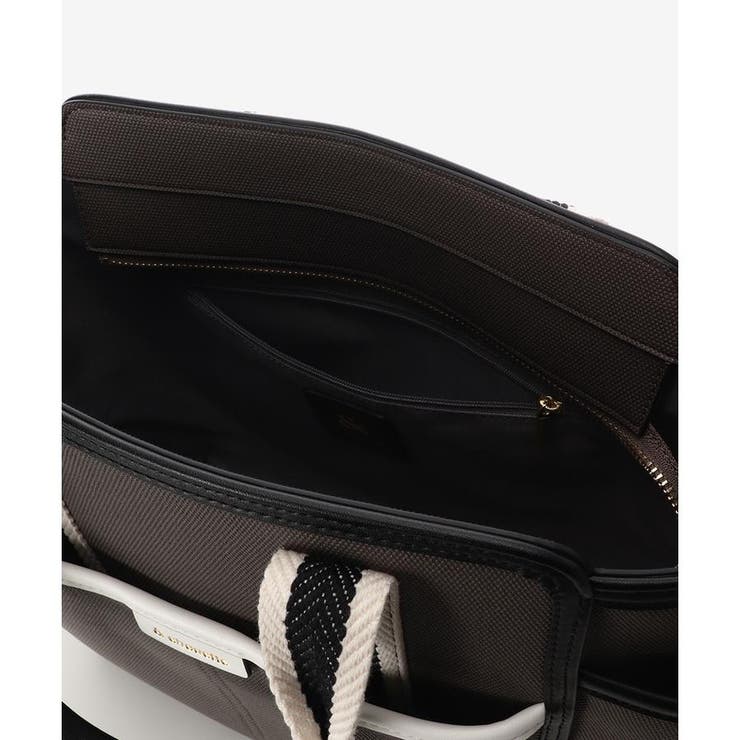 キャンバス風フェイクレザー トートバッグ | & chouette | 詳細画像6 