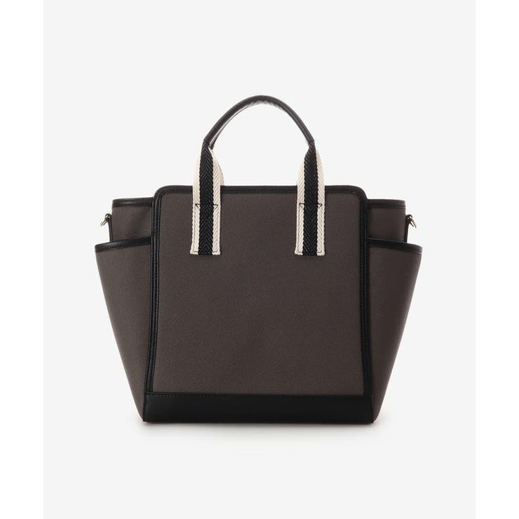 キャンバス風フェイクレザー トートバッグ | & chouette | 詳細画像3 