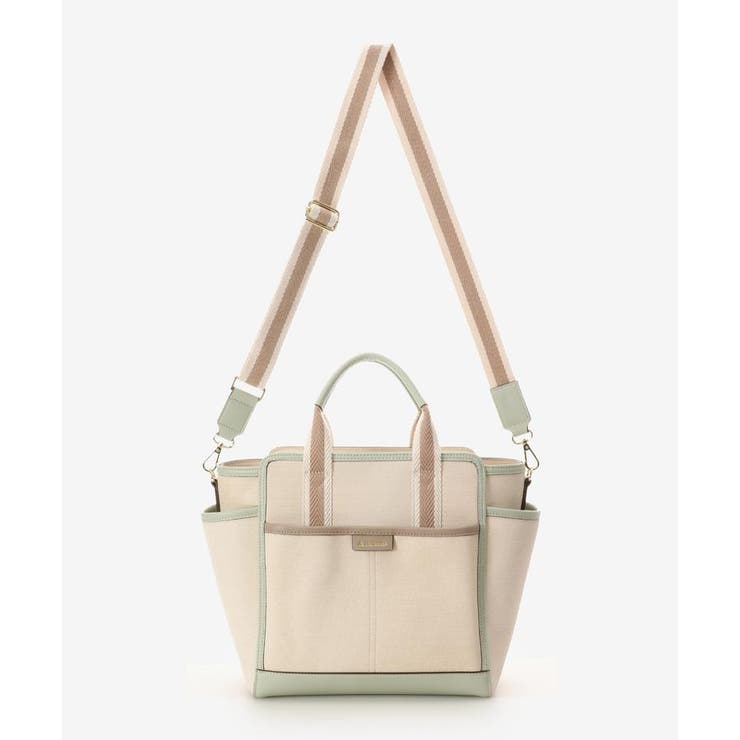 キャンバス風フェイクレザー トートバッグ | & chouette | 詳細画像13 