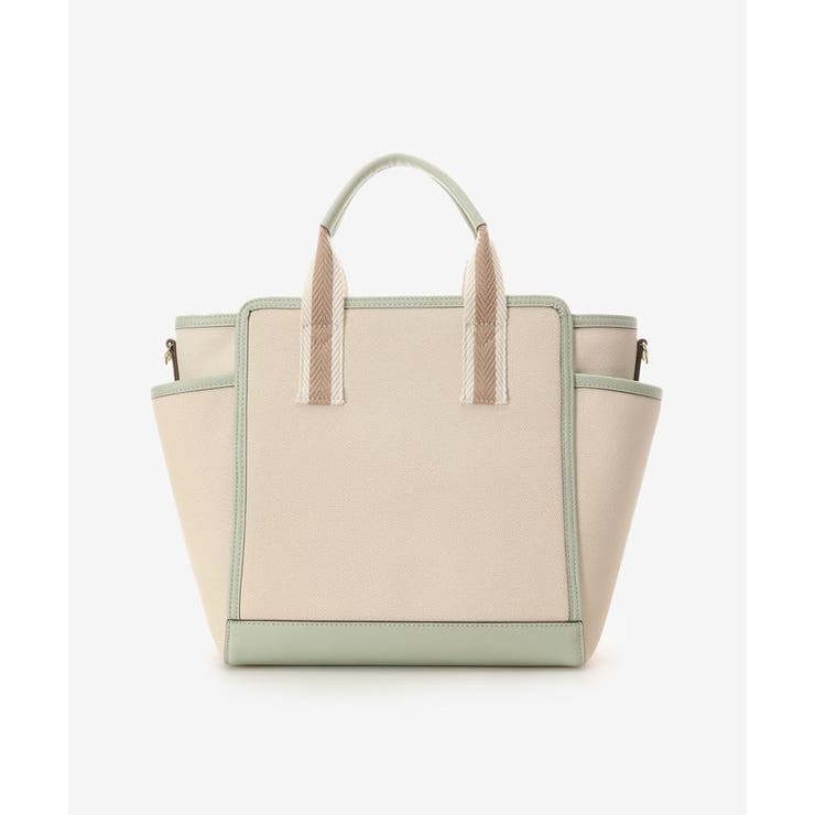 キャンバス風フェイクレザー トートバッグ | & chouette | 詳細画像9 