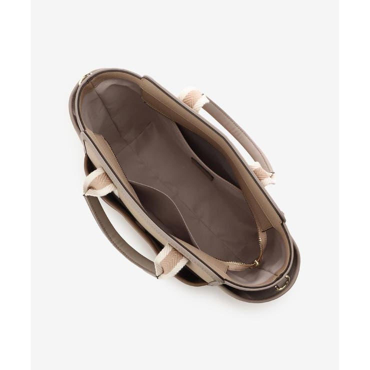 キャンバス風フェイクレザー トートバッグ | & chouette | 詳細画像17 