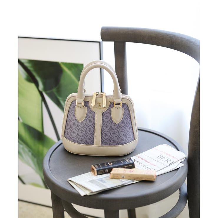 グレージュ | クロスプリントショルダーバッグ | SAMANTHAVEGA