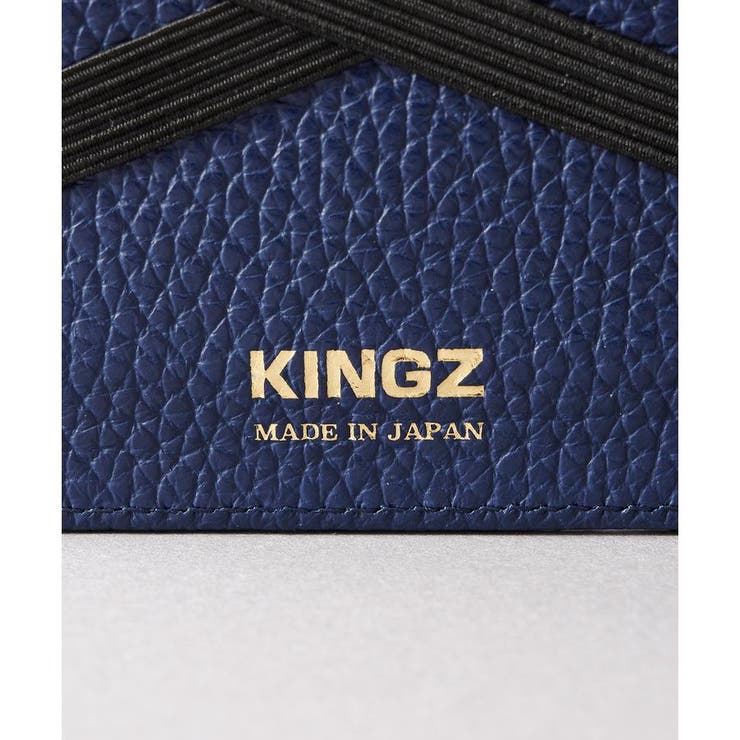 KINGZ トリックウォレット 二つ折り財布 ブラックレザー キングズ KINGZ トリックウォレット (ブラック) -Samantha