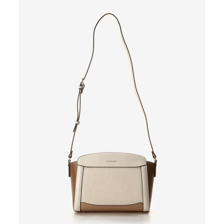 バイカラーキャンバスショルダーバッグ | & chouette | 詳細画像12 