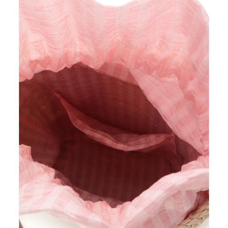 巾着デザインかごショルダーバッグ | & chouette | 詳細画像12 