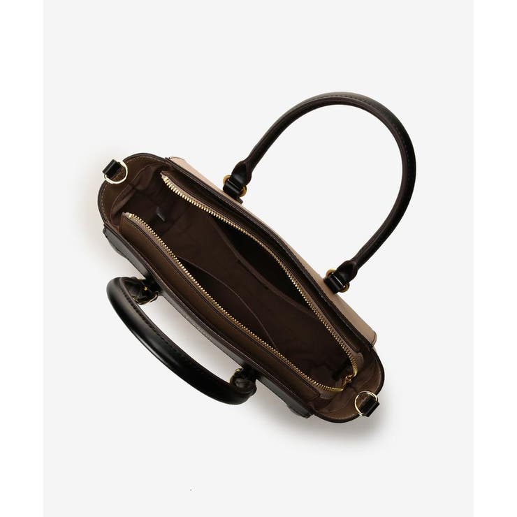 バイカラーキャンバスハンドバッグ | & chouette | 詳細画像3 