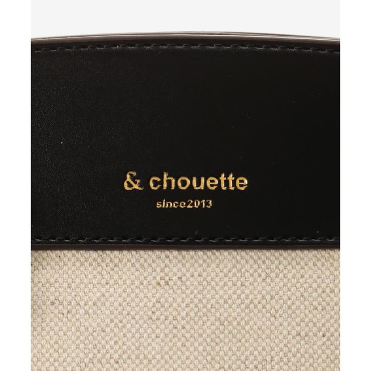 バイカラーキャンバスハンドバッグ | & chouette | 詳細画像4 