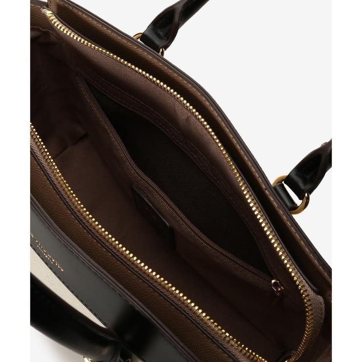 バイカラーキャンバスハンドバッグ | & chouette | 詳細画像5 