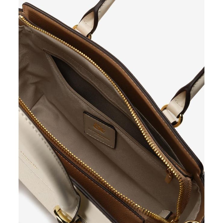 バイカラーキャンバスハンドバッグ | & chouette | 詳細画像11 