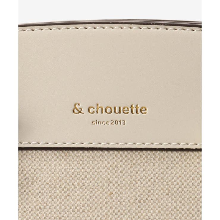 バイカラーキャンバスハンドバッグ | & chouette | 詳細画像10 