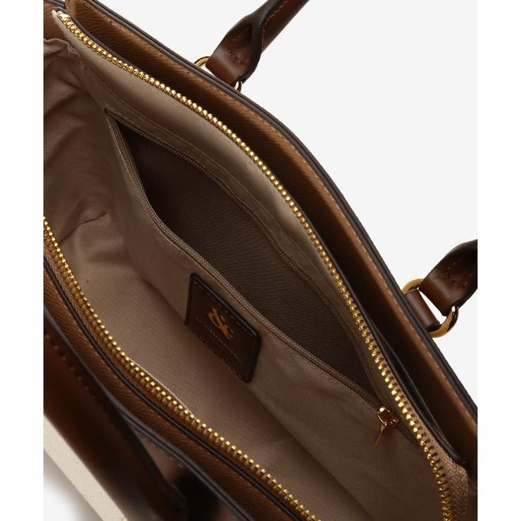 バイカラーキャンバスハンドバッグ | & chouette | 詳細画像17 