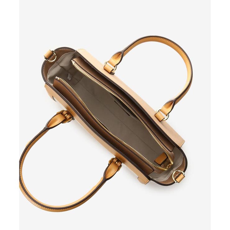 バイカラーキャンバスハンドバッグ | & chouette | 詳細画像21 