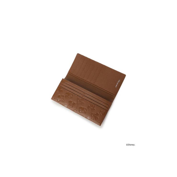 ミッキーマウス エンボス 長財布 クリーム色 emboss_walet_01.jpg
