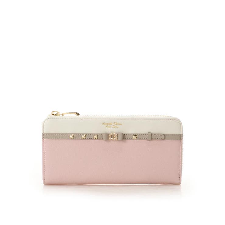ピンク | 「オンライン限定」リボンベルト長財布 | Samantha Thavasa Petit Choice