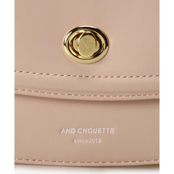 シンプルバイカラーショルダーバッグ | & chouette | 詳細画像4 