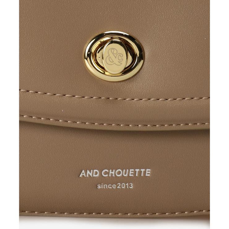 シンプルバイカラーショルダーバッグ | & chouette | 詳細画像10 