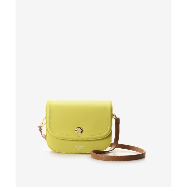 イエロー | シンプルバイカラーショルダーバッグ | & chouette