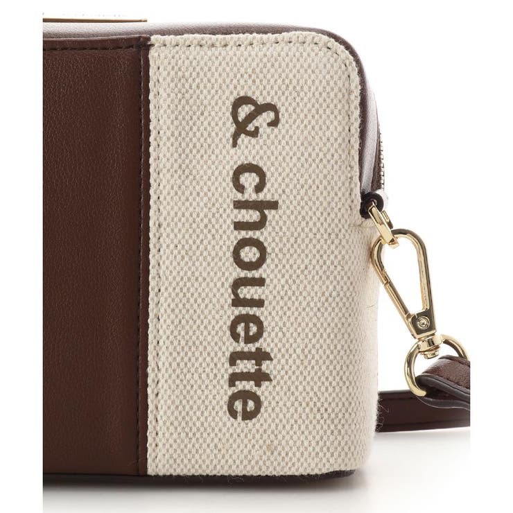 キャンバスバイカラーショルダーバッグ | & chouette | 詳細画像18 