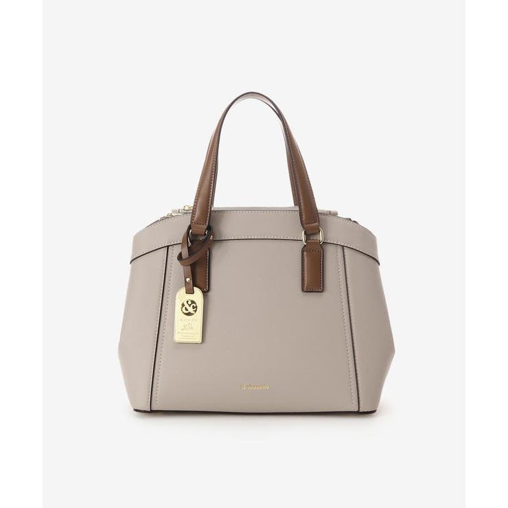 シンプルステッチ ハンドバッグ[品番：STJW0012891]｜& chouette