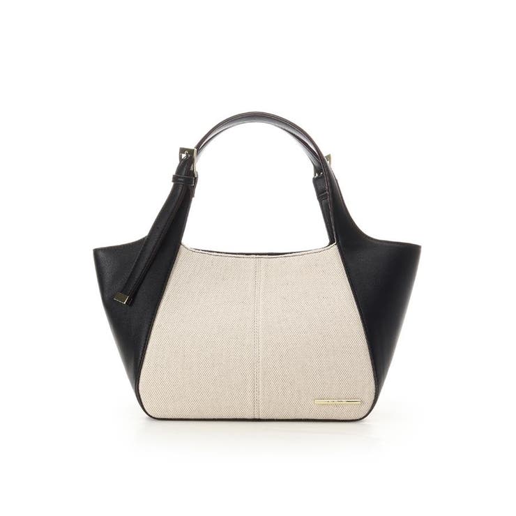 キャンバスバイカラーハンドバッグ | & chouette | 詳細画像8 