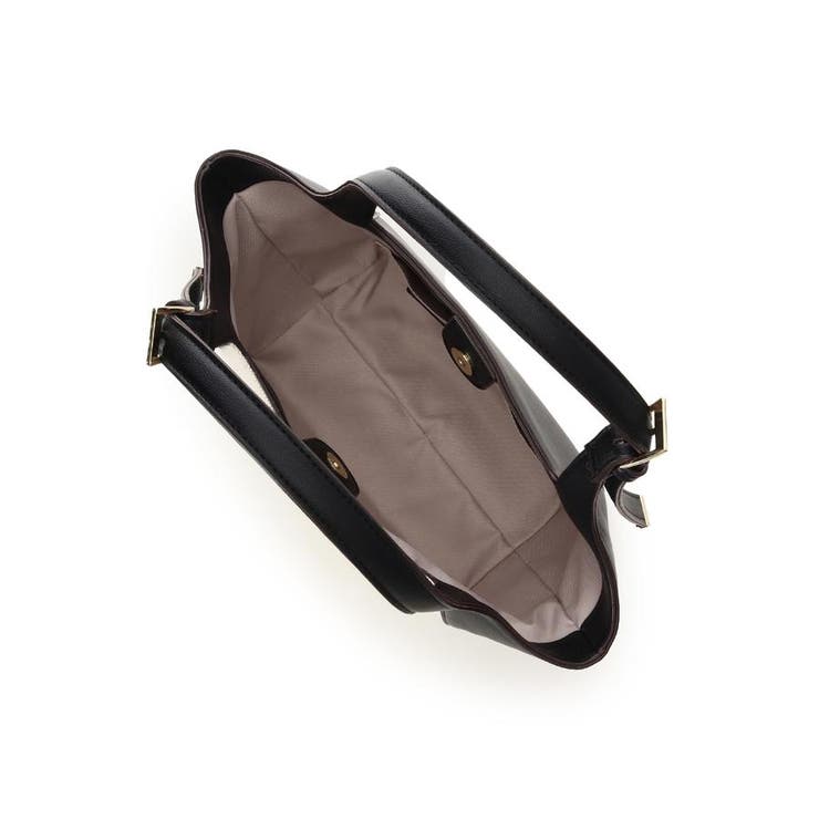 キャンバスバイカラーハンドバッグ | & chouette | 詳細画像4 