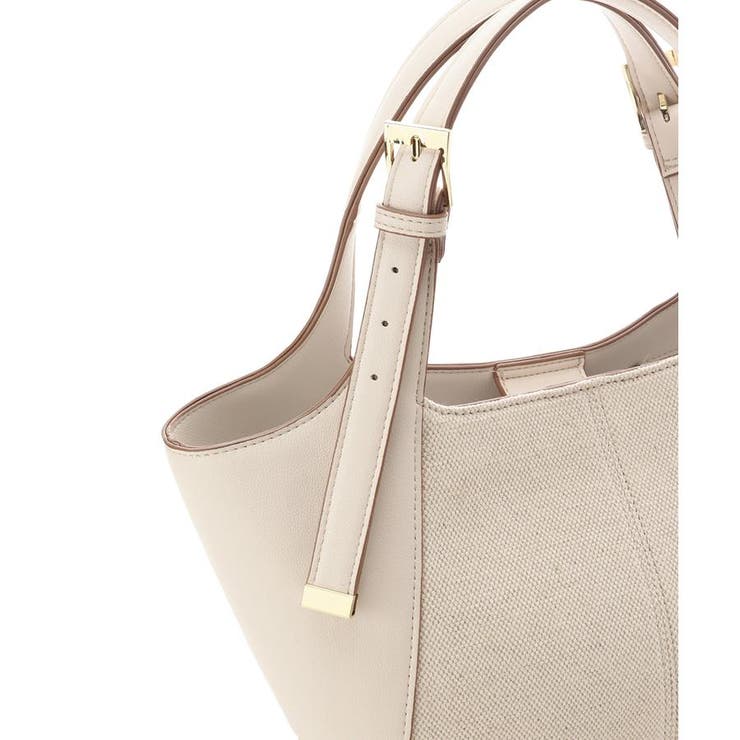 キャンバスバイカラーハンドバッグ | & chouette | 詳細画像15 