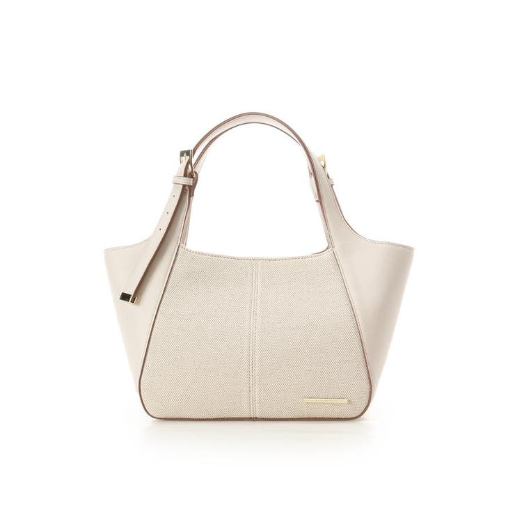 キャンバスバイカラーハンドバッグ | & chouette | 詳細画像9 