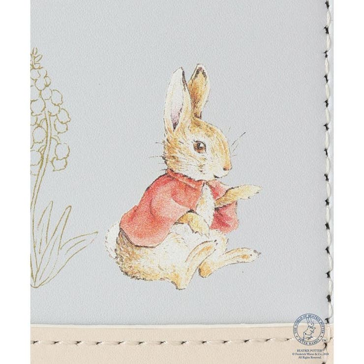 Samantha Thavasa ピーターラビット 二つ折り財布　ピンクベージュ Samantha Thavasa ピーターラビット 二つ折り財布 ピンクベージュ