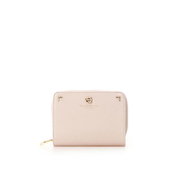 ピンク | ポイントフラワー 折財布 | Samantha Thavasa Petit Choice